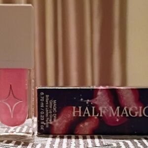 Half Magic Glitter Lip Gloss Y2K Cherub FULL SIZE NEW In Box Pink Sparkle